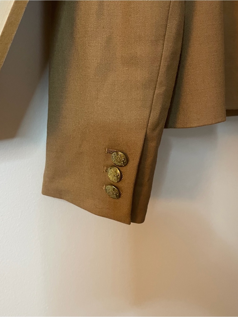 J. Crew Women's Wool blend Camel/Tan Blazer Jacket size 10 - Picture 6 of 7